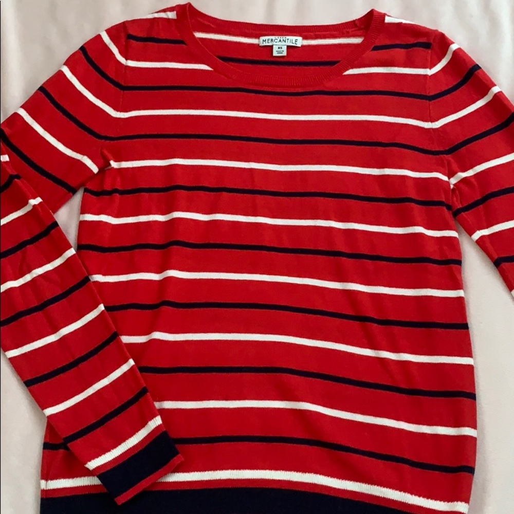 J. Crew Long Sleeve Striped Sweater